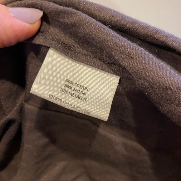 Eileen Fisher Crinkle Metallic Knee-length Coat - Picture 9 of 10